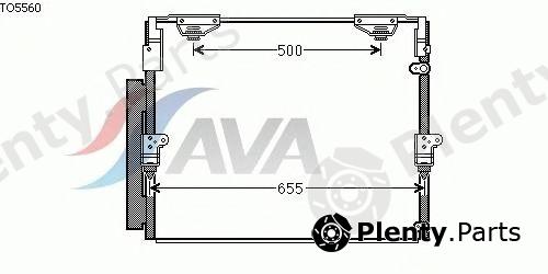  AVA QUALITY COOLING part TO5560 Condenser, air conditioning