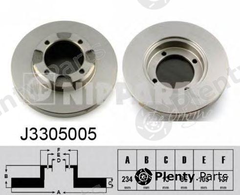  NIPPARTS part J3305005 Brake Disc