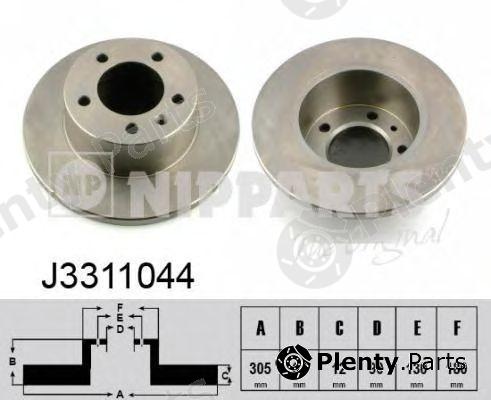  NIPPARTS part J3311044 Brake Disc