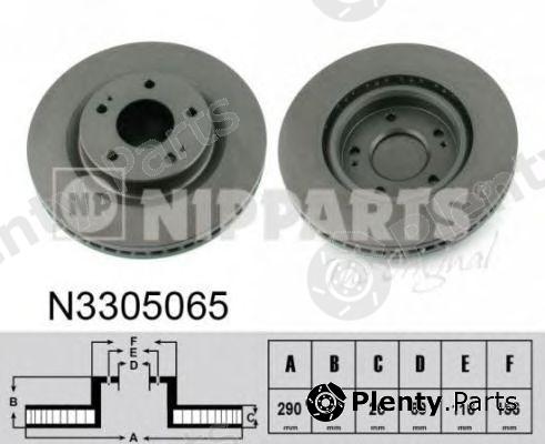  NIPPARTS part N3305065 Brake Disc