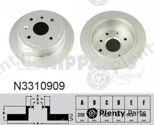  NIPPARTS part N3310909 Brake Disc