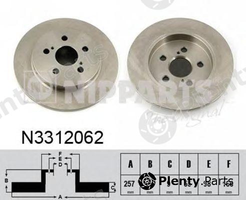  NIPPARTS part N3312062 Brake Disc
