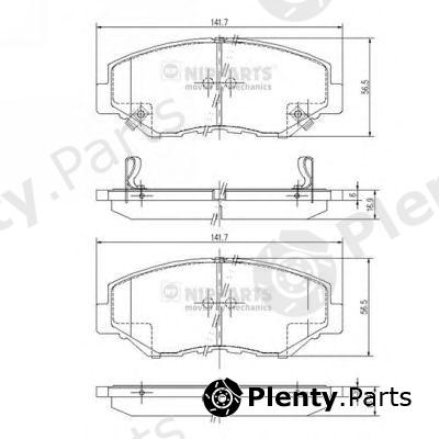  NIPPARTS part J3604061 Brake Pad Set, disc brake