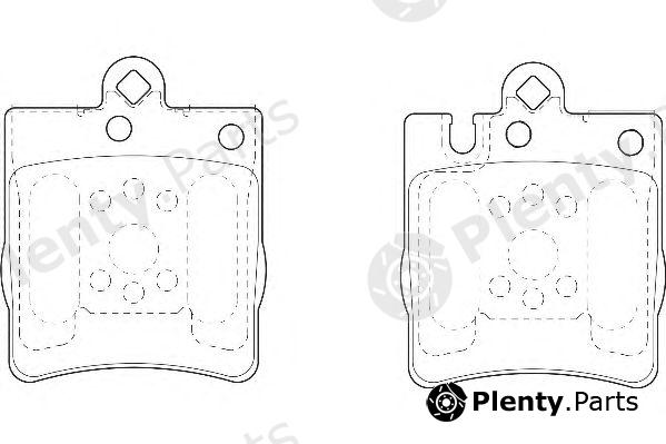  WAGNER part WBP21898A Brake Pad Set, disc brake
