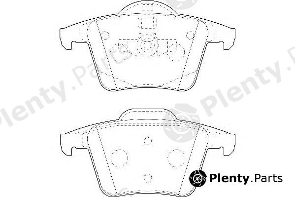  WAGNER part WBP24011A Brake Pad Set, disc brake