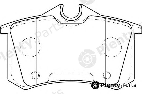  WAGNER part WBP23554A Brake Pad Set, disc brake