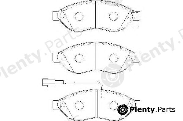  WAGNER part WBP24468A Brake Pad Set, disc brake