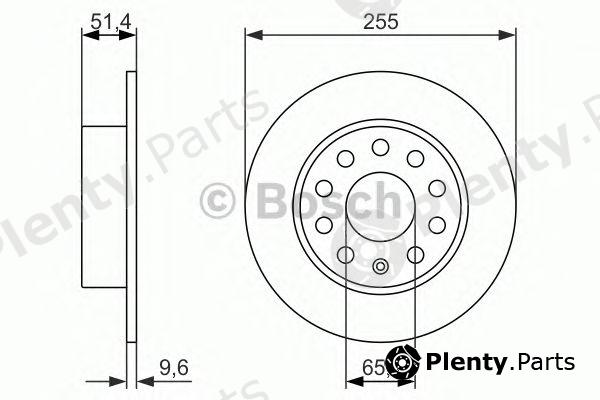  BOSCH part 0986479941 Brake Disc