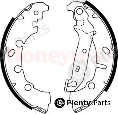  BENDIX part 362413B Brake Shoe Set