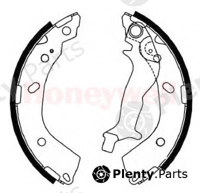  BENDIX part 362447B Brake Shoe Set