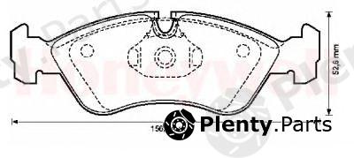  BENDIX part 571391B Brake Pad Set, disc brake