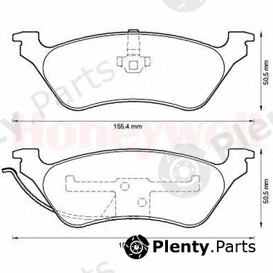  BENDIX part 572505B Brake Pad Set, disc brake
