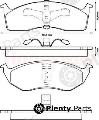  BENDIX part 573072B Brake Pad Set, disc brake