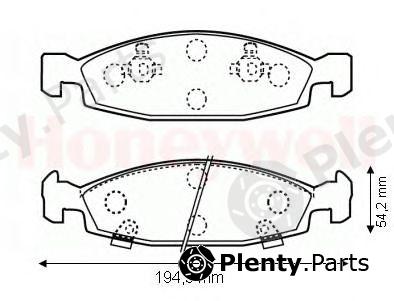  BENDIX part 573077B Brake Pad Set, disc brake