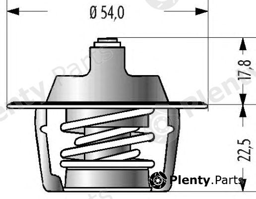  QUINTON HAZELL part QTH169 Thermostat, coolant