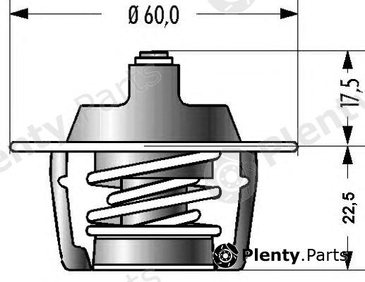  QUINTON HAZELL part QTH270 Thermostat, coolant