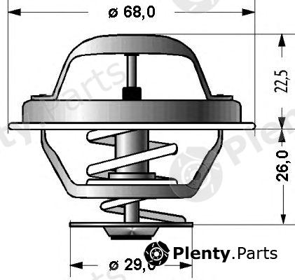  QUINTON HAZELL part QTH326K Thermostat, coolant