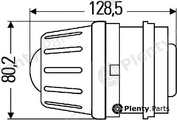  HELLA part 1BL009071-007 (1BL009071007) Headlight