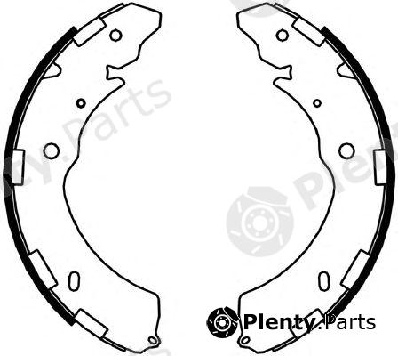  FERODO part FSB4052 Brake Shoe Set