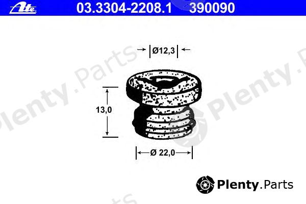  ATE part 03.3304-2208.1 (03330422081) Plug, brake fluid reservoir