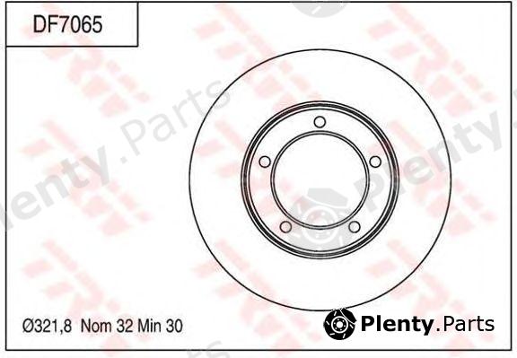  TRW part DF7065 Brake Disc