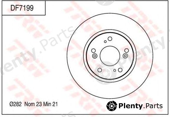  TRW part DF7199 Brake Disc