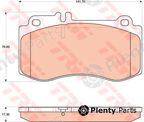  TRW part GDB1822 Brake Pad Set, disc brake