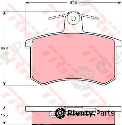  TRW part GDB829 Brake Pad Set, disc brake