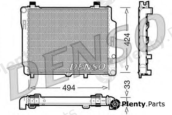  DENSO part DRM17074 Radiator, engine cooling