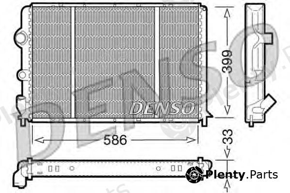  DENSO part DRM23050 Radiator, engine cooling