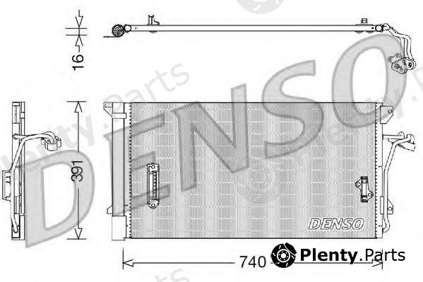  DENSO part DCN02027 Condenser, air conditioning