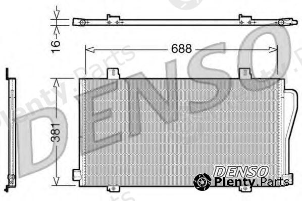  DENSO part DCN23017 Condenser, air conditioning