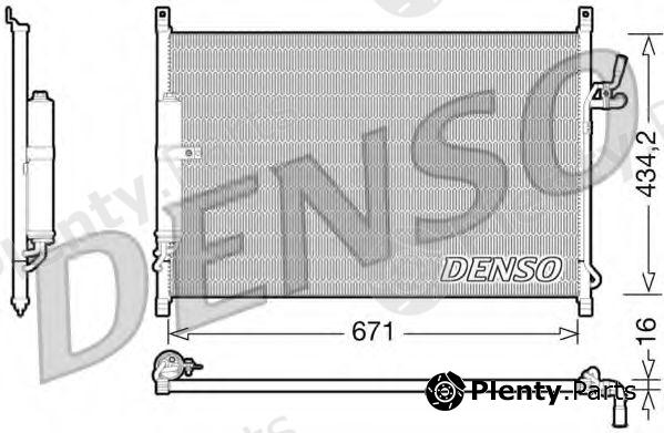 DENSO part DCN46015 Condenser, air conditioning