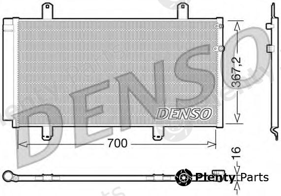  DENSO part DCN51004 Condenser, air conditioning