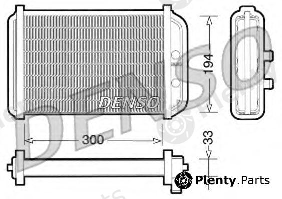  DENSO part DRR09033 Heat Exchanger, interior heating