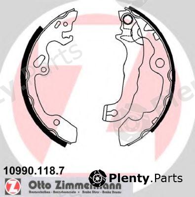  ZIMMERMANN part 10990.118.7 (109901187) Brake Shoe Set