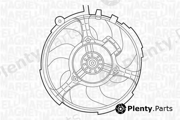  MAGNETI MARELLI part MTC030AX Fan, radiator