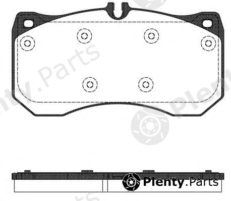  REMSA part 1497.00 (149700) Brake Pad Set, disc brake