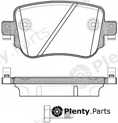  REMSA part 1549.08 (154908) Brake Pad Set, disc brake
