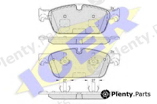 ICER part 182104 Brake Pad Set, disc brake