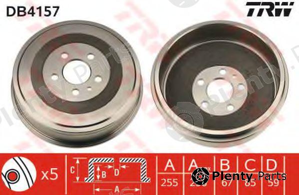  TRW part DB4157 Brake Drum