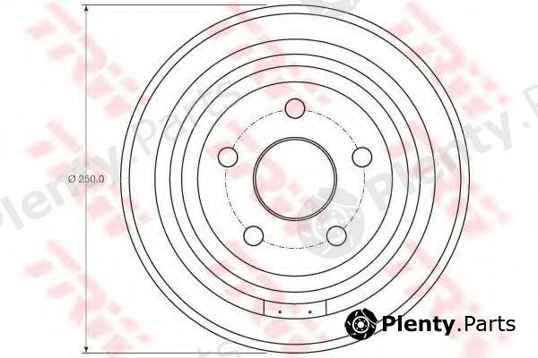  TRW part DB4407 Brake Drum