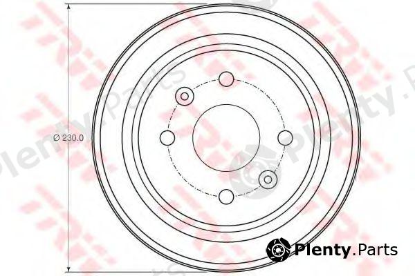  TRW part DB4442 Brake Drum