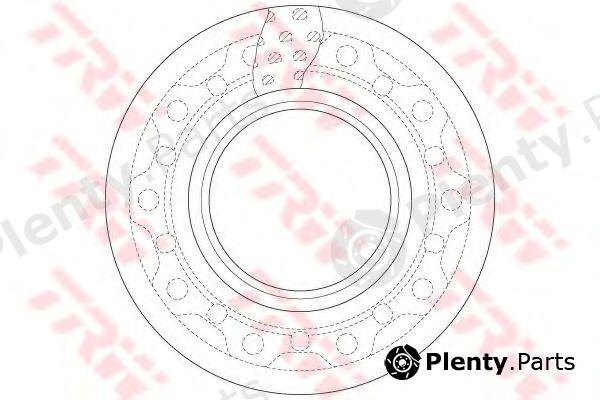  TRW part DF5017S Brake Disc