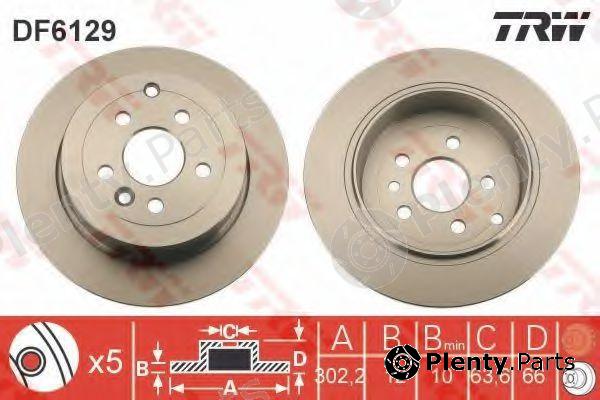  TRW part DF6129 Brake Disc