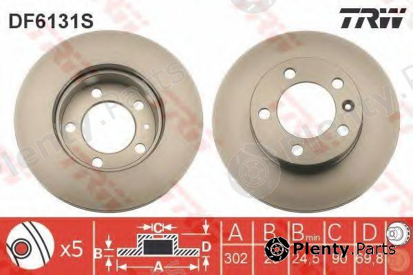  TRW part DF6131S Brake Disc