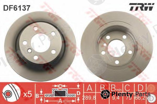  TRW part DF6137 Brake Disc