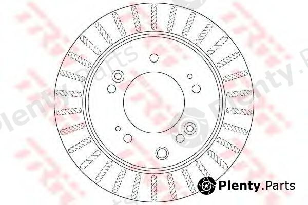  TRW part DF6191S Brake Disc