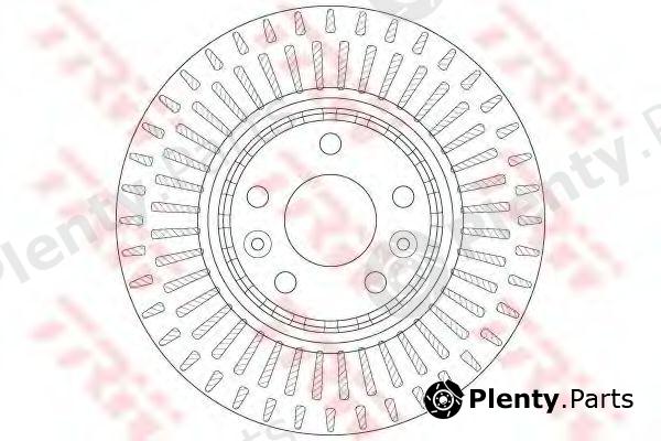  TRW part DF6208S Brake Disc