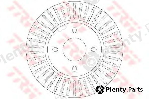  TRW part DF6249 Brake Disc